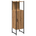 vidaXL Baderomsskap artisan eik 33x33x120,5 cm konstruert tre