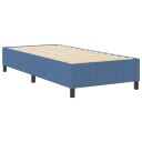  Box Spring Seng Blå 90x200 cm Cordfløyel