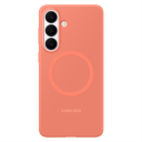 Samsung Silikon Magnetdeksel for Galaxy S26+ - Coral Rød, Kompatibel med MagSafe