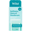 Wild Refillable, Natural Deodorant Fresh Cotton & Sea Salt 40 g
