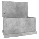 vidaXL Oppbevaringsboks betonggrå 70x40x38 cm konstruert tre