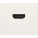 Niko HDMI Uttak for Pluggmontering, Off-white 44.5 x 44.5 x 8.6 mm