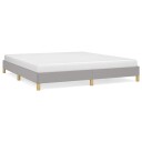  Sengeramme uten madrass lysegrå 180x200cm Super King stoff
