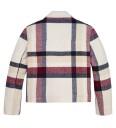Tommy Hilfiger Jakke   Sjekk Peacoat   Krem Rutet med Navy/Rød   Tommy Hilfiger   12 år (152)   Overgangsjakke Blå Hvit