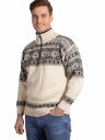 House of Yarn Hygge Unisex Genser med Glidelås Str. M 506-184F512 Offwhite