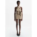 Magda Butrym Dame Topper Beige S,