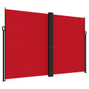  Uttrekkbar sidemarkise 220x1200 cm rød 4004867