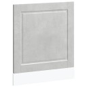  Oppvaskmaskin panel Porto betonggrå 60x1,5x67 cm konstruert tre 8721158424877