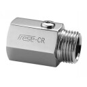 Securex Kuleventil Muffe/Nippel uten grep 3/4"