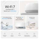 TP-Link Deco BE25 2-Pack Mesh Router Wi-Fi 7 2882 Mbit/S Hvit