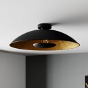 Lindby Svart-gylden taklampe Emilienne