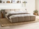 Dobbeltseng Orville 160x200 cm   Taupe
