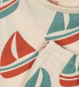 Konges Sløjd Shorts Sett   Kjent   Ahoy   Konges Sløjd   3 år 98   Shorts Beige Grønn Rød