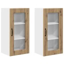  Kjøkkenskap 2 pcs Artisan Eik 40 x 31 x 80 cm Konstruert tre