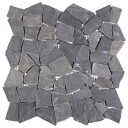 vidaXL Mosaic Fliser Mørkegrå 30 x 30 cm Marmor
