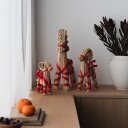 Seasons JULEBUKK MED RØD SLØYFE 22 CM