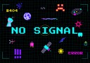 Retro Pixel No Signal Plakat / 70x100