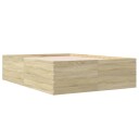 Sengeramme sonoma eik 120x200 cm konstruert tre 8721102615702