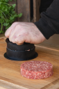 Grill Fanatics Burger Press 12,5 x 12,5 x 6,5cm Burgerpresse for å forme egne burgere