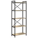  Bokhylle Sonoma eik 60 x 30 x 153 cm Konstruert tre