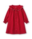 Fliink Dolly Dot Collar Dress Woven Pompeian Red (80 / 1 år)