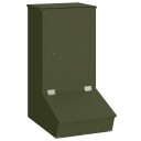 Vidaxl Fôringsautomat For Svin Olivengrønn 55 X 38 X 76 cm 20 kg