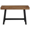 vidaXL Benk 80 cm heltre teak