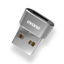 Dudao USB-C til USB-A Adapter Sølv