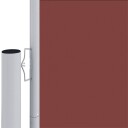 vidaXL Uttrekkbar sidemarkise 220x1200 cm brun
