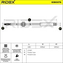 RIDEX 83B0576 Bremseslange
