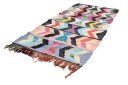 Marokkansk Boucherouite teppe 130 x 290 cm Størrelse: 130 x 290 cm
