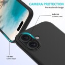 iPhone 16 Plus Liquid Silikondeksel Svart