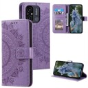 Xiaomi Redmi 12C Mandala Series Lommebok-deksel Lilla