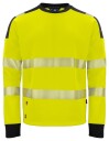 ProJob 6108 Sweatshirt En Iso 20471 Kl 3/2 Yellow/Black XL