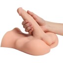 Realistixxx Deluxe Real Style Mannlig Torso Masturbator - Beige