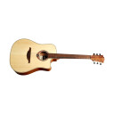 Lag Guitars Lag T70dce-Nat Dreadnought Cutaway Electro
