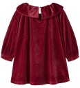 Name It Nmfricy Vel Ls Dress   RED DAHLIA   116