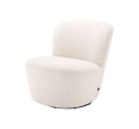 Eichholtz Doria lenestol bouclé kremfarget