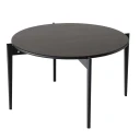 Oscarssons Möbel Tilia Sofabord Ø88 cm Svartbeiset eik