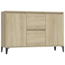 vidaXL Skjenk sonoma eik 104x35x70 cm sponplate