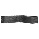 vidaXL L-formet hagemøbeltrekk 2 stk 20 maljer 300x300x70 cm