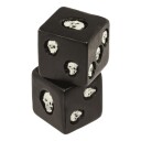 Glow in the Dark Terninger med Hodeskaller - 2-pakning