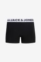 Jack & Jones   Boksershorts Jacsense Trunks 5 pakning   Svart