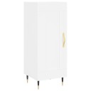 vidaXL Skjenk hvit 34,5x34x90 cm konstruert tre