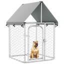 Utendørs Hundegård Med Tak 100X100X150 cm