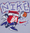 Nike T skjorte Ghost 6 år 116 T skjorte Lilla