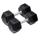 Orange Gym   Hex Dumbbell   10 kg   sett med 2