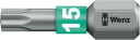 Wera Bits 1/4 Bitorsion 867/1 Btz Torx T15x25mm, Hård