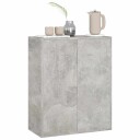 vidaXL Skjenk betonggrå 60x30x75 cm sponplate