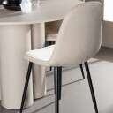 Olivia Spisegruppe 110 cm Rund med 4 Polar stoler   Beige/Beige